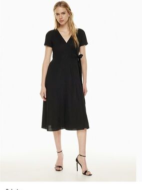 Babaton | Dresses | Women 8 Aritzia Babaton Hamptons Dress Gray Midi Wedding  Guest Slit Open Back | Poshmark